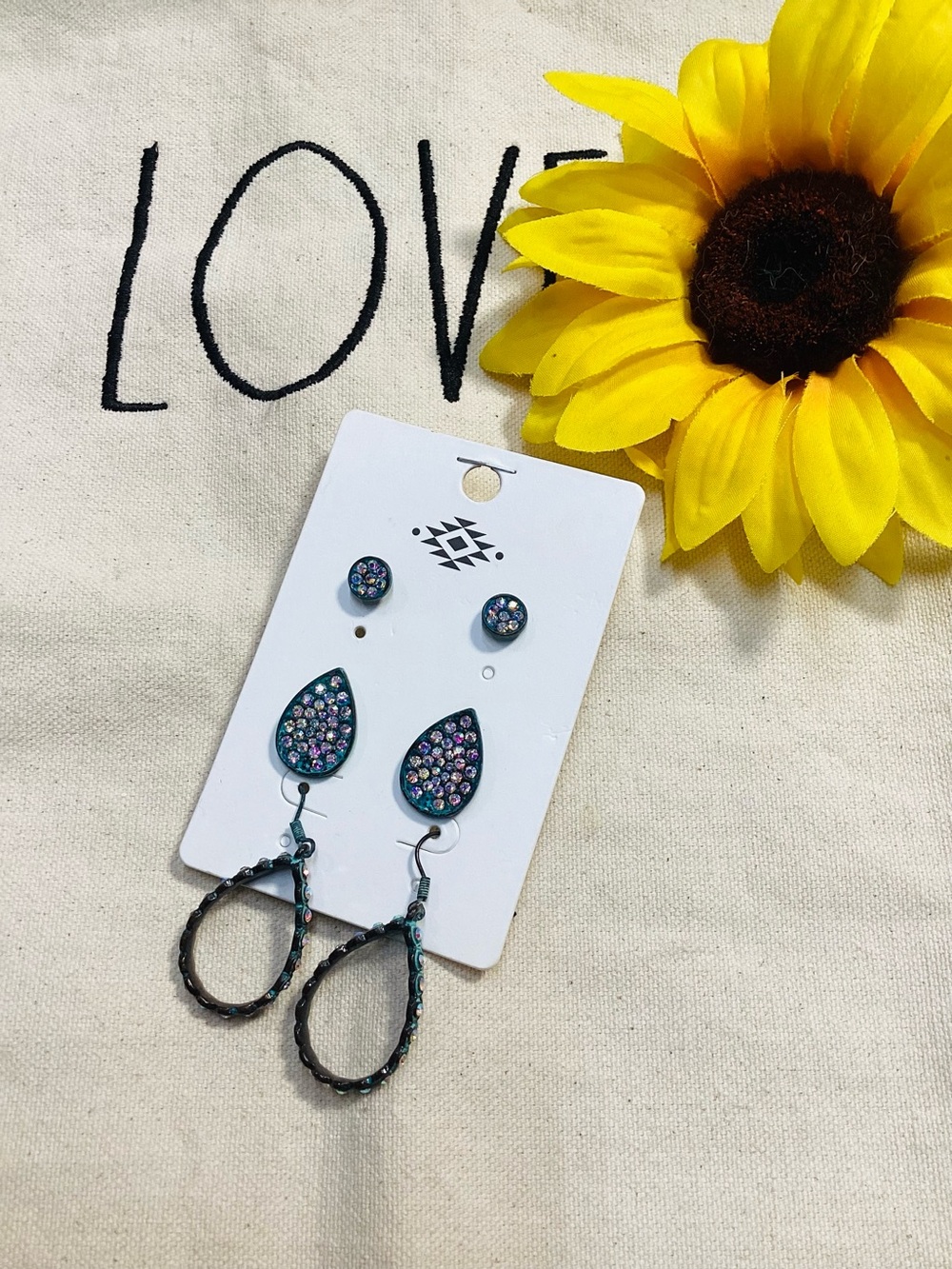 Patina Earring Set